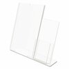 Deflecto Sign Holder with Pocket, 8.5x11", Clear 599401